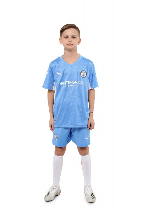 Детская футбольная форма Манчестер Сити сезон 21-22 домашняя